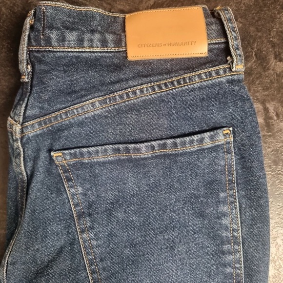 Citizens Of Humanity Blue Straight Leg Jeans - Picture 5 of 10